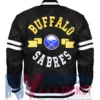 Buffalo Sabres Satin Black Bomber Jacket