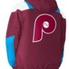 Burgundy Philadelphia Phillies Charger Half-Zip Pullover Jacket