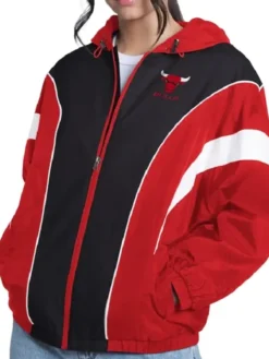 Chicago Bulls Quarterback Lightweight Hooded Jacket