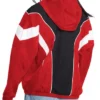 Chicago Bulls Quarterback Lightweight Hooded Jacket Back