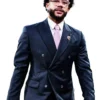 Chrome Hearts Memphis Depay Navy Suit