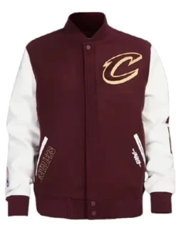 Cleveland Cavaliers Classic Maroon Varsity Jacket