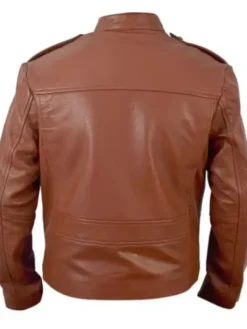 Cliff The Rocketeer Brown Leather Jacket