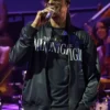 Coachella 2026 Snoop Dogg Black Satin Jacket