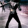 Coachella 2026 Sombr Studded Leather Jacket