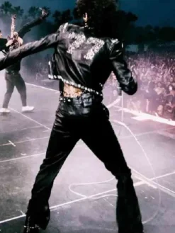 Coachella 2026 Sombr Studded Leather Jacket