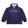 Coaches Boston Red Sox Navy Windbreaker Hooded Jacket