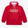 Coaches San Francisco 49ers Scarlet Windbreaker Hooded Jacket