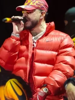 Colombia Ryan Castro Puffer Red Jacket