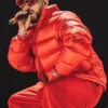 Colombia Ryan Castro Red Puffer Jacket