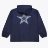 Dallas Cowboys Coaches Navy Windbreaker Hooded Jacket