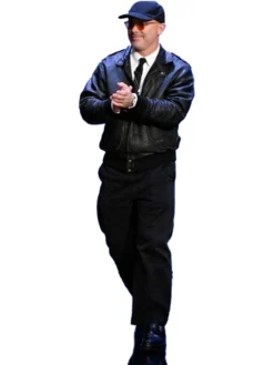 Daniel Arsham The Tonight Show Black Leather Jacket