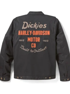 Dickies x H-D Black Quilted Lined Eisenhower Jacket