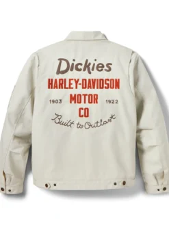 Dickies x H-D White Quilted Lined Eisenhower Jacket