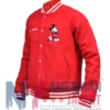 Disney World Mickey Mouse Red Varsity Jacket
