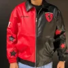 Enzo Ferrari F1 Leather Racing Jacket