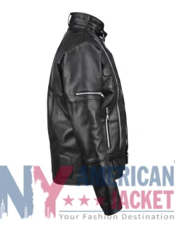 Ethan Hunt Mission Impossible 05 Black Leather Jacket