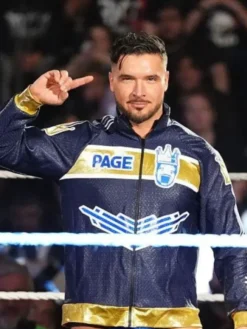 Ethan Page Monday Night RAW Blue Jacket
