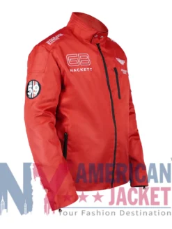 F1 Racing GB Hacket Aston Martin Red Jacket