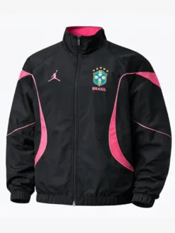 Fifa World Cup 2026 Nike × Jordan Brazil Anthem Black Jacket