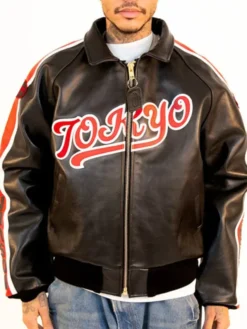 Fly Geenius x Vanson Black Bomber Tokyo Jacket