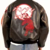 Fly Geenius x Vanson Black Tokyo Bomber Jacket