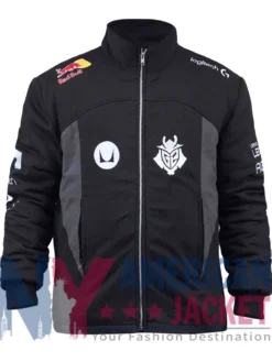 G2 Esports 2024 Black Track Jacket
