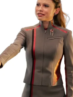 Genesis Lythe Star Trek Starfleet Academy Grey Jacket