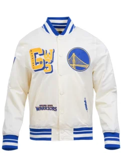 Golden State Warriors Best of Rib Satin Jacket