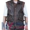 Gothic Leather Weathered Handcrafted Vest