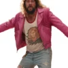 Jason Momoa A Minecraft Pink Leather Jacket