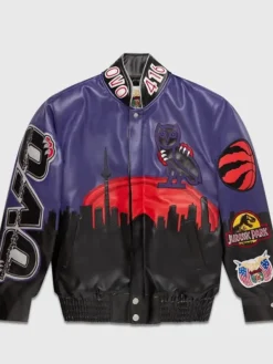 Jurassic Park Varsity Leather Jacket