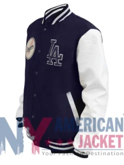 LA Dodgers Baseball Navy Varsity Jacket
