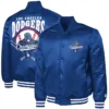 LA Dodgers Starter Royal Adaptive Champions Varsity Jacket