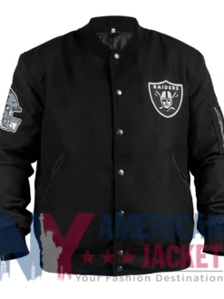 Las Vegas Raiders Historic MA-1 Varsity Jacket