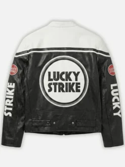 Lucky Strike Leather Motorcycle Jacket