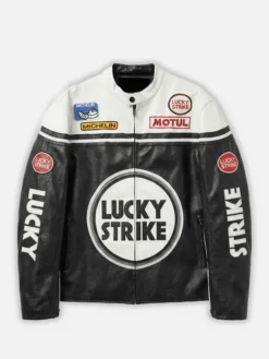 Lucky Strike Motorcycle Leather Jacket