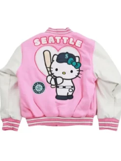 Mariners Hello Kitty Pink Bomber Jacket