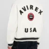 Men's Leather Stadium Embroidered Varsity Jacket