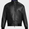 Men's Reversible Leather Nylon to Napa Track Jacket