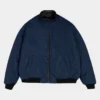 Men's Track Reversible Nylon to Napa Leather Jacket