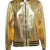 Metallic Effect Gold Tone Jacket
