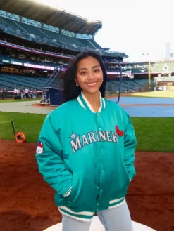 Michelle Villafuerte Mariners Hello Kitty Jacket