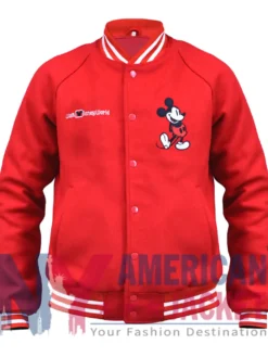 Mickey Mouse Disney World Varsity Red Jacket