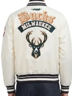 Milwaukee Bucks Best of Satin Rib Jacket