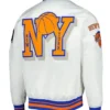 NY Knicks 2x Finals Champions Mash Up Capsule White Jacket