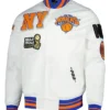 NY Knicks 2x Finals Champions Mash Up Capsule White Jacket