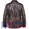 NYC 2026 Lana Del Rey Brown Leather Blazer