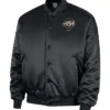 Nike NBA All-Star 2026 Black Satin Varsity Jacket