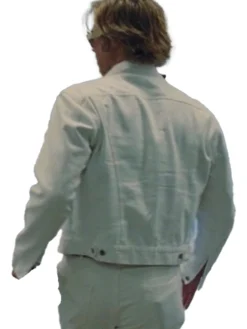 Once Upon A Time In Hollywood Brad Pitt White Jacket